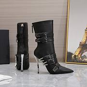 Versace black boots - 4