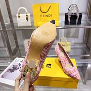 Fendi pink FF heels  - 4