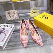 Fendi pink FF heels  - 6