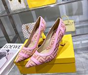 Fendi pink FF heels  - 1