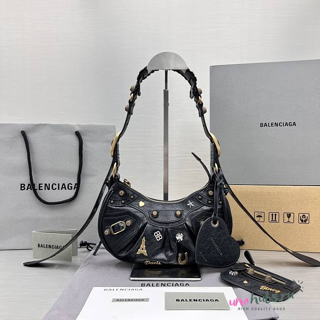 Balenciaga Le Cagole XS studded shoulder bag - 1