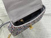 Dior caro crystals multicolor embroidery bag - 2