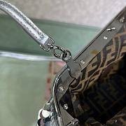 Fendi first silver sequinned leather bag - 3