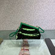 Fendi first green sequinned leather bag - 5