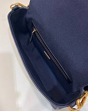 Fendi Baguette Dark blue FF canvas bag - 3