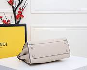 FENDI Peekaboo white tote bag - 3