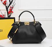 FENDI Peekaboo black tote bag - 1