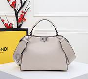 FENDI Peekaboo white tote bag - 1