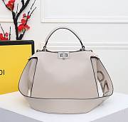 FENDI Peekaboo white tote bag - 2