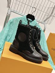 Louis Vuitton Territory Flat ranger black boots - 5