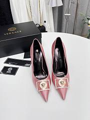 Versace Medusa pink pumps  - 4