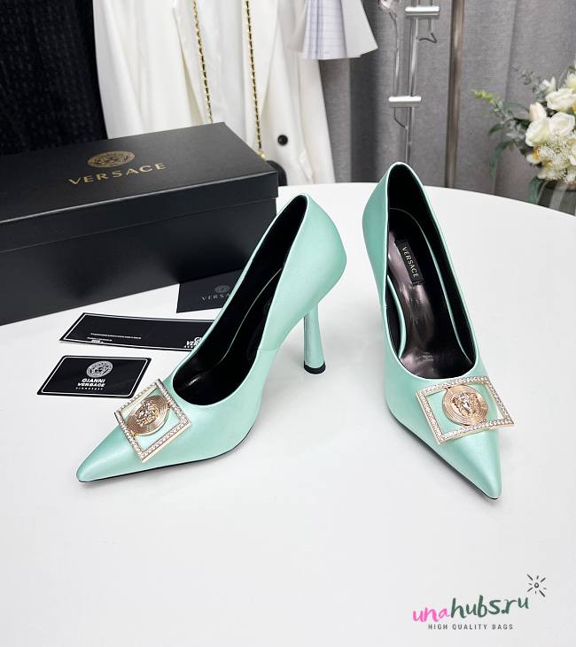 Versace Medusa blue pumps  - 1