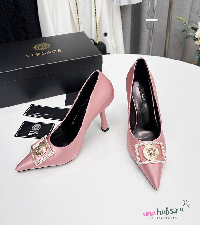 Versace Medusa pink pumps  - 1