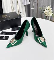 Versace Medusa green pumps - 1