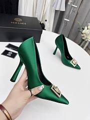 Versace Medusa green pumps - 3