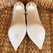 Valentino VLTN White Patent Leather Heels - 6