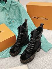 Louis Vuitton Lauréate Desert black leather ankle boots - 6