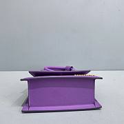 Jacquemus Le Chiquito Noeud Purple Leather Bag - 6