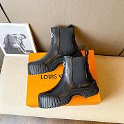 Louis Vuitton Ruby Flat Black Ankle Boot - 2