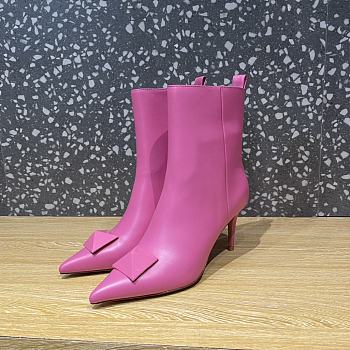Valentino pink pink stud boots