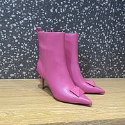 Valentino pink pink stud boots - 6