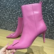 Valentino pink pink stud boots - 5