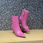 Valentino pink pink stud boots - 2