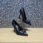 Valentino black black stud heels 9cm  - 4