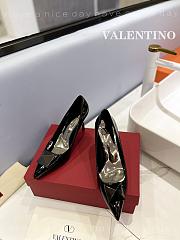 Valentino black patent stud heels 9cm  - 6