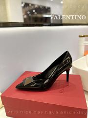 Valentino black patent stud heels 9cm  - 5