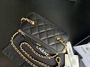 Chanel Vantiy Case Black Leather Bag - 4