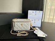 Chanel Vantiy Case White Leather Bag  - 6