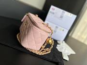 Chanel Vantiy Case Pink Leather Bag - 6