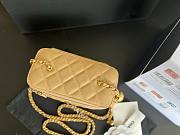 Chanel Vantiy Case Beige Leather Bag - 3