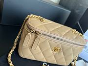 Chanel Vantiy Case Beige Leather Bag - 6