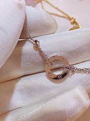 Cartier gold/ rose gold/ silver necklace - 5