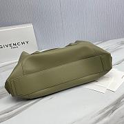 GIVENCHY Medium Antigona Lock Soft Green Leather Bag - 6