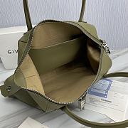 GIVENCHY Medium Antigona Lock Soft Green Leather Bag - 5