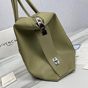 GIVENCHY Medium Antigona Lock Soft Green Leather Bag - 4