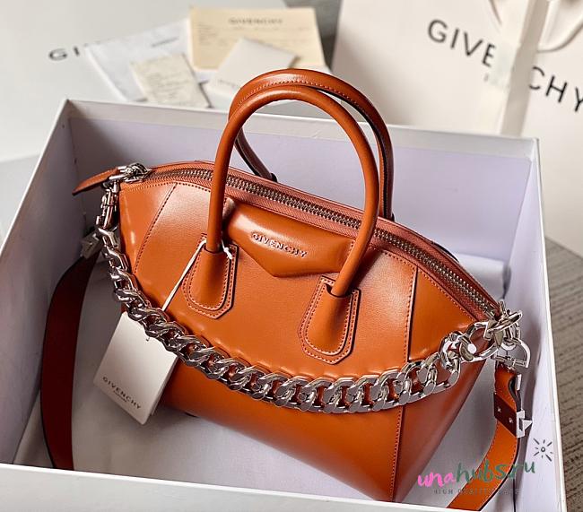 Givenchy Antigona Brown Chain Bag - 1