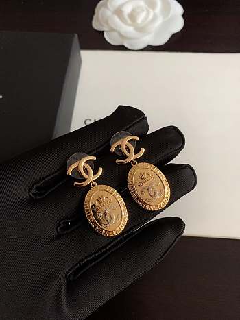 Chanel gold earings 04