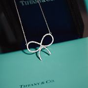 Tiffany ribbon silver necklace - 6