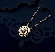 Chanel flower set ( necklace + earings )  - 4