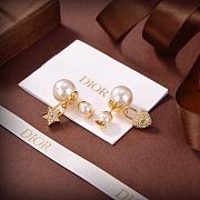 Dior pearl lock and star earings  - 1