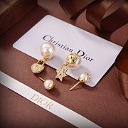 Dior pearl lock and star earings  - 4