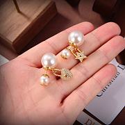 Dior pearl lock and star earings  - 3