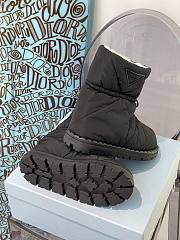 Prada padded nylon sherling black boot - 4