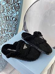 Prada black sherling flats - 6