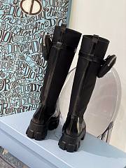 Prada high black patent leather boot - 2