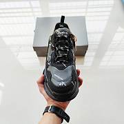 Balenciaga Triple S Black Logo Sneaker  - 3